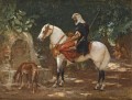 騎馬騎兵 フレデリック・アーサー・ブリッジマン アラブ
